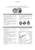 Preview for 3 page of OSTBERG CK 100 Directions For Use Manual