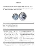 Preview for 2 page of OSTBERG CK AC Directions For Use Manual