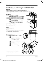 Preview for 4 page of OSTBERG CONNECTION BOX 70 K Installation Manual