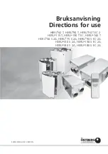 OSTBERG HERU 115 T Directions For Use Manual preview
