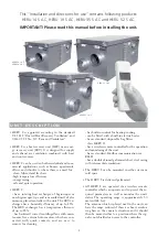 Preview for 4 page of OSTBERG HERU 14 S AC Installation And Directions For Use