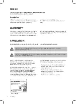 Preview for 4 page of OSTBERG RKB EC Directions For Use Manual