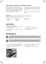 Preview for 6 page of OSTBERG RKB EC Directions For Use Manual