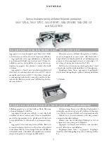 Предварительный просмотр 2 страницы OSTBERG SAU 125 A Directions For Use Manual