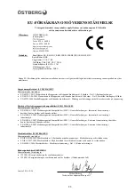 Preview for 23 page of OSTBERG SAU 125 EC Assembly/Installation Instructions