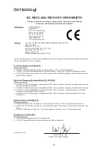 Preview for 45 page of OSTBERG SAU 125 EC Assembly/Installation Instructions