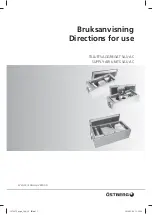 Preview for 1 page of OSTBERG SAU 200 B1 Directions For Use Manual