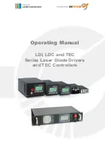 OsTech Laser Lab Source LDC Series Operating Manual preview