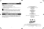 Preview for 12 page of Oster 076023-810-050 Instruction Manual