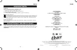 Preview for 93 page of Oster 076023-810-050 Instruction Manual