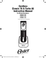 Oster 076076-810 Instruction Manual preview