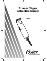 Предварительный просмотр 1 страницы Oster 078059 Instruction Manual