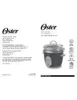 Oster 10 Cup Rice Cooker Reference Manual preview
