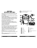 Предварительный просмотр 3 страницы Oster 10 Cup Rice Cooker Reference Manual