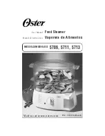 Oster 111858 User Manual предпросмотр