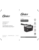 Oster 166139 User Manual предпросмотр