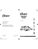 Preview for 1 page of Oster 171631 User Manual