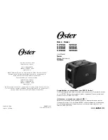 Oster 2-Slice Digital Countdown Toaster User Manual предпросмотр