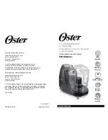Preview for 1 page of Oster 3-Cup Mini Chopper User Manual
