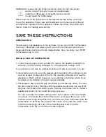 Preview for 3 page of Oster 3305-33 User Manual