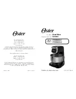 Oster 350-Watt 12-Speed all Die-Cast Stand Mixer User Manual предпросмотр