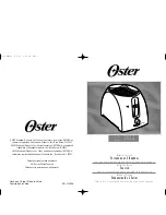 Oster 3812 Instruction Manual preview