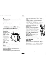 Preview for 9 page of Oster 3812 Instruction Manual