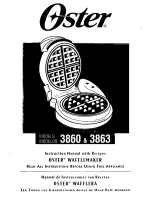 Oster 3860 Instruction Manual With Recipes предпросмотр