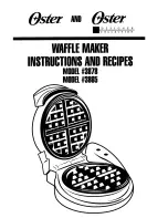 Oster 3865 Instructions And Recipes Manual предпросмотр