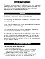 Предварительный просмотр 3 страницы Oster 3865 Instructions And Recipes Manual