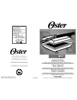 Preview for 1 page of Oster 3882 Instruction Manual