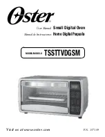 Oster 4-Slice Toaster Oven User Manual предпросмотр