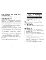 Preview for 3 page of Oster 4751 User Manual