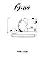 Предварительный просмотр 1 страницы Oster 4815 User Manual