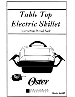 Preview for 1 page of Oster 4860 Instructions & Cooking Manual