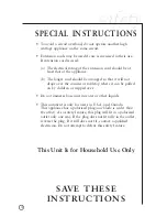 Preview for 3 page of Oster 5711-33 User Manual