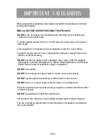 Предварительный просмотр 2 страницы Oster 5711 Instruction Manual