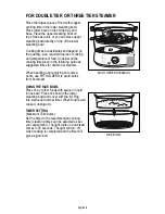 Предварительный просмотр 7 страницы Oster 5711 Instruction Manual