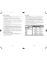 Preview for 10 page of Oster 5712 User Manual