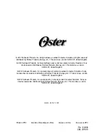 Preview for 31 page of Oster 5770 Instruction Manual