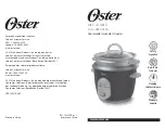 Предварительный просмотр 1 страницы Oster 6-Cup Rice Cooker User Manual