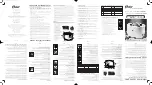 Oster 6243 6244 User Manual preview