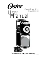 Preview for 1 page of Oster 6389-33 User Manual