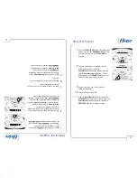 Предварительный просмотр 11 страницы Oster 6700-33 In2itive User Manual