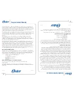 Предварительный просмотр 40 страницы Oster 6700-33 In2itive User Manual