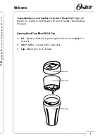 Предварительный просмотр 4 страницы Oster 6724 User Manual