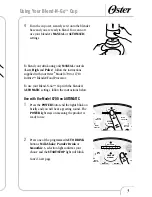 Preview for 6 page of Oster 6724 User Manual