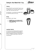 Предварительный просмотр 10 страницы Oster 6724 User Manual