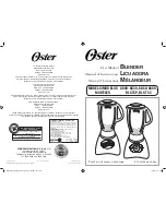 Oster 6800-6839 User Manual предпросмотр