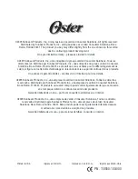 Preview for 28 page of Oster 6805-50 Instruction Manual